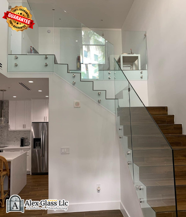 Stair Glass in Dallas